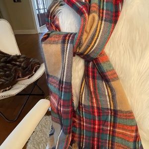 Beautiful plaid scarf